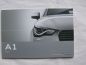 Preview: Audi A1 Prospekt Buch +exclusive line +s line November 2011