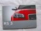 Preview: Audi RS 3 Sportback Buch September 2011 NEU