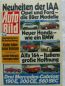 Preview: Auto Bild 33/1987 Hahn Cabrios W201 W124 W126,Alfa 164, Honda Le