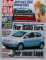 Preview: Auto Bild 39/2003 350Z Roadster,Fiesta 1.4 vs. Corsa vs. Polo FS