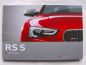 Preview: Audi RS5 Coupè Buch April 2012 +Preisliste