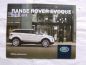 Preview: Range Rover Evoque Prospekt August 2012 NEU