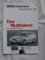 Preview: BMW informiert Dezember 1996 Neue 5er Touring E39