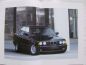 Preview: BMW 525i 535i E34 März 1990 USA Prospekt NEU