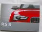 Preview: Audi RS5 Cabriolet Buch November 2012 NEU