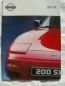 Preview: Nissan 200SX S13 Prospekt Februar 1992