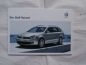 Preview: VW Golf6 Variant Juni 2012 Prospekt NEU