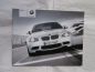 Preview: BMW M3 Coupé E92 September 2007 Flyer NEU