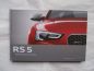 Preview: Audi RS5 Coupé +Cabriolet Buch April 2013 NEU