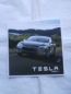 Preview: Tesla Model S Prospekt 2013 NEU A5 Format