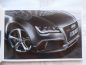 Preview: Audi RS 7 Sportback Prospekt Buch Mai 2013 NEU Rarität