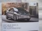 Preview: BMW i3 (i01) +Range Extender Prospekt 2013 NEU