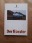 Preview: Porsche Boxster Prospekt/Buch (986) Juli 1998