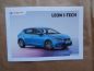 Preview: Seat Leon I-Tech Prospekt April 2014 NEU