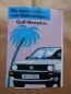 Preview: VW Golf2 Memphis Prospekt August 1987 Sonderprospekt
