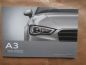 Preview: Audi A3 +Sportback +S3 Typ 8V April 2014 NEU