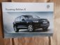 Preview: VW Touareg Edition X Sonderprospekt Oktober 2013 NEU