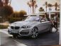 Preview: BMW 220i 228i M235i 220d F23 Cabrio September 2014 NEU