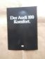 Preview: Audi 100 Komfort Typ44 Prospekt Januar 1990 Rarität NEU