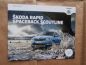 Preview: Skoda Rapid Spaceback Scoutline Prospekt 9/2015 NEU