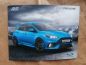 Preview: Ford Focus RS (NA3) Prospekt+Preisliste Juli 2015 NEU