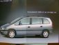 Preview: Vauxhall Zafira UK Prospekt Englisch 12/1998 NEU