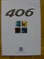 Preview: Peugeot 406 Prospekt 9/1999 Dänemark NEU