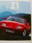 Preview: BMW Z1 Großformat Prospekt 1/1991 Rarität