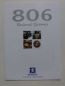 Preview: Peugeot 806 Roland Garros Prospekt 4/1999 NEU
