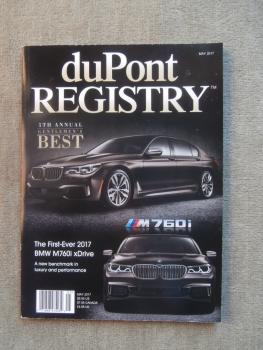 duPont Registry 5/2017 BMW M760i xDrive G11,Aston Martin One-77