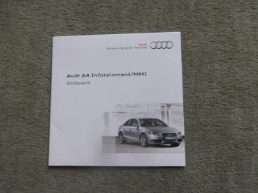 Audi A4 Limousine (Typ 8K) Onboard Bordbuch MMI auf CD November 2009