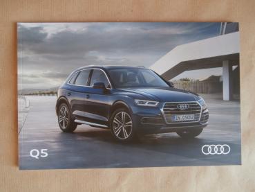 Audi Q5 Typ FY TDI quattro +TFSI Prospekt Oktober 2016 NEU