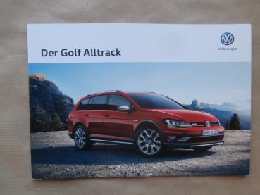 VW Golf7 Alltrack Prospekt Mai 2016 TDI TSI +Zubehör NEU