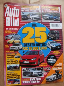 Auto Bild 30/2016 VW Tiguan vs. Touareg, Audi SQ7 vs. 911 (996),A3 Sportback 1.0TSI vs. A180 W176