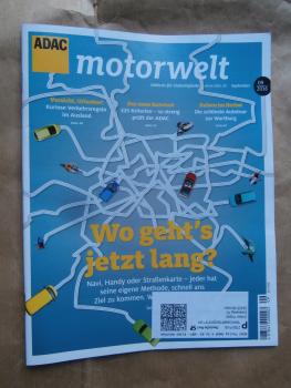 ADAC motorwelt 9/2016 Kia Niro 1.6 Hybrid, Hyundai Ioniq Hybrid,Ferrari California T,