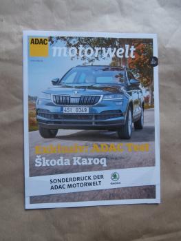 ADAC motorwelt 11/2017 Skoda Karoq 1.5 TSI DSG Test