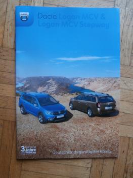 Dacia Logan MCV & Stepway SCe 75 TCe90 +LPG dCi90 +Start & Stop Februar 2018 +Preisliste