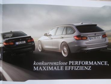 Alpina D3 Biturbo Limousine F30 & Touring F31 Prospekt September 2013