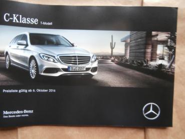Mercedes Benz C-Klasse T-Modell BR205 C180d-C300,C160-C400,C43 AMG 4Matic, C63 +S Oktober 2016 NEU
