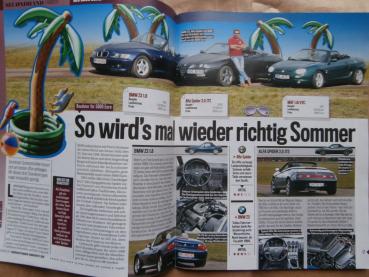 Auto Bild Gebrauchtwagen Herbst 2016 A4 Avant, Golf VII vs. Astra J,Z3,Alfa Spider vs. MGF,