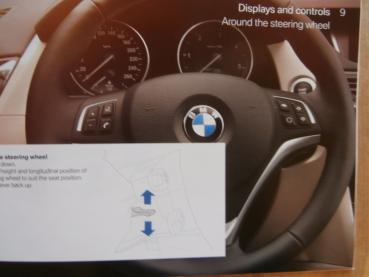 BMW X1 E84 Quick Reference Kurzanleitung Englisch Februar 2013