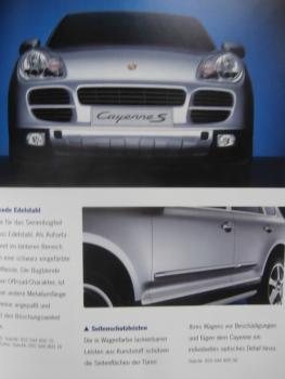 Porsche Cayenne (955) Tequipment Zubehör Katalog August 2002
