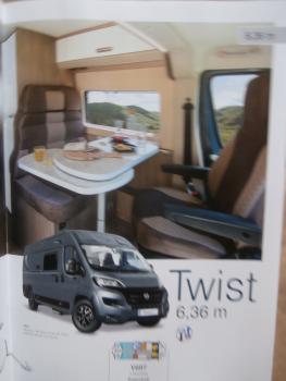 Chausson Kastenwagen Twist Saison 2019 V584 V594S +Max V597CS V697 Katalog +Preislisten