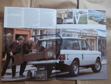 Range Rover 2-türig 4-türig 1.Generation Prospekt Deutsch Januar 1982