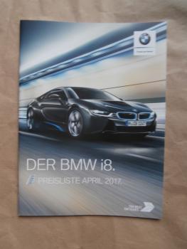 BMW i8 (i12) Preisliste April 2017