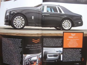 motor mag 2/2018 Magazin für Auto & Lifestyle Rolls-Royce Phantom VIII,Ferrari F12 tdf,Jaguar i-Pace,