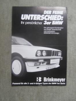 Brinkmeyer BMW 3er Serie +4-türer Styling Bausatz Prospekt