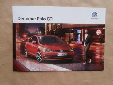 VW Polo GTI Typ AW Prospekt Januar 2018