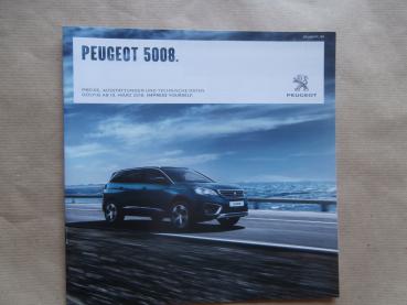 Peugeot 5008 PureTech 130 +EAT6 165 +Diesel BlueHDi 130 +EAT8 +180 EAT8 Preisliste 19.3.2018