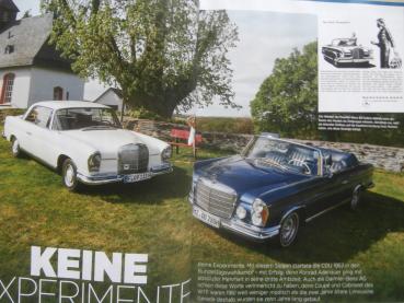 Oldtimer Markt 6/2018 Mercedes Benz W111 Cabrio & Coupé,Ferrari F40,Honda CRX vs. Volvo 480 Turbo,Panhard Dyna Z,